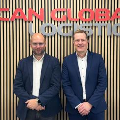 Scott Darcy och Neil Murray. Foto: Scan Global Logistics
