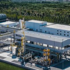 Ett flygfoto över Chifengs anläggning för grön vätgas och ammoniak
Foto: Envision Energy