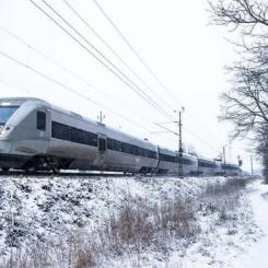 I Sustainable Brand Index 2026 rankar svenska konsumenter SJ som bäst på hållbarhet inom transportsektorn. Foto: SJ