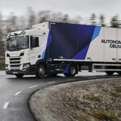 Scania satsar hårt på att utveckla helt integrerade självkörande lösningar. Foto: Scania