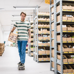 En ny lösning hos Meds automatiserar såväl packningsmomentet som sorteringen. Foto: Meds