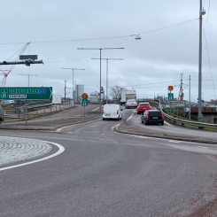 Nu görs förberedelser inför renoveringen av Tingstadstunneln. Foto: Trafik Göteborg