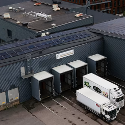 Klimat-Transports nya terminal i Göteborg. Foto: Tempcon