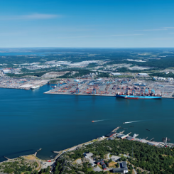 Av de närmare 40 miljoner ton gods som hanteras i Göteborgs hamn totalt varje år utgör det Rysslandsorienterade godset mindre än 0,5 procent. Foto: Göteborgs Hamn