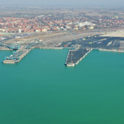 Nu står Trelleborgs nya hamn färdig. Foto: Trelleborgs Hamn