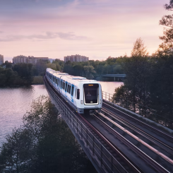 Allt fler reser med kollektivtrafiken. Foto: SL