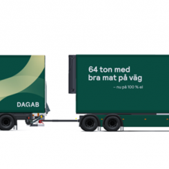 Dagab tar 64 ton tungt ellastbils-ekipage i drift. Foto: Dagab