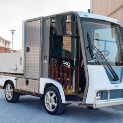 E-tron vinner stor upphandling av eldrivna arbetsfordon till Botkyrkabyggen. Foto: E-tron