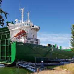 Scandic Lines kommer att trafikera sträckan Riga och Södertälje tre dagar i veckan. Foto: Södertälje Hamn