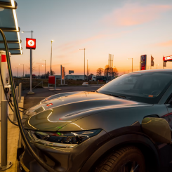 intresset för att hyra elektriska bilar ökar. Foto: Circle K