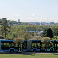 Under sommaren börjar ännu fler elbussar rulla i Göteborg. Foto: Keolis