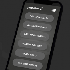 PinDeliver levererar ett komplett logistikverktyg som samlar alla funktioner i transportkedjan. Foto: PinDeliver
