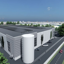 Östra hamnen i Malmö har ett strategiskt läge med närhet till centrala Malmö. Foto: Castellum