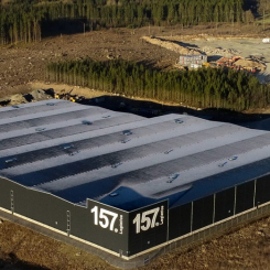 Lager 157 expanderar sitt Autostore-lager i Ulricehamn. Foto: Byggarvid