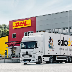 Samarbete mellan DHL Freight och Saloodo. Foto: DHL