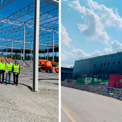 Hälsokrafts nya logistikcenter i Loviseberg Botkyrka. Foto: Hälsokraft