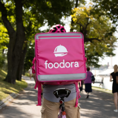 Foodora erbjuder hemleverans inom 30 minuter, sju dagar i veckan. Foto: Foodora
