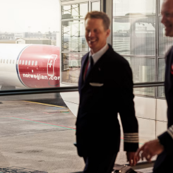 Augusti var en bra månad för Norwegian. Foto: Norwegian