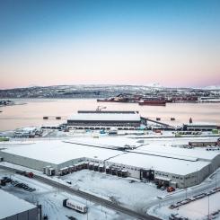 Skarvenesveien 3 i Narvik. Foto: Logistea