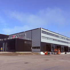 Fastigheten i Trelleborg har en total uthyrningsbar yta om cirka 11 500 kvadratmeter. Foto: SLP