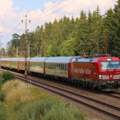 Snälltåget Malmö - Oslo Foto: Snälltåget