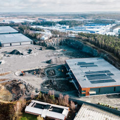Med uthyrningen till Volvo Cars återstår endast en byggrätt om 30 000 kvadratmeter att utveckla av logistikparkens totala yta på 136 000 kvadratmeter. Foto: Philip Liljenberg
