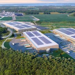 Klinga logistikpark i Norrköping. Bild: Southbay