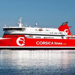 A Nepita under nuvarande charter till Corsica Linea Foto: Stena RoRo