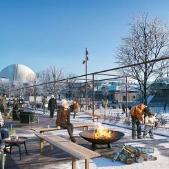 Visionsbild Slakthusområdet. Fotograf: Visionsbild: Stockholms Stad/Nyréns Arkitektkontor