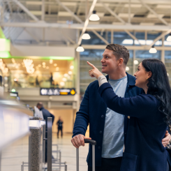 Arlanda hade totalt drygt 1,6 miljoner resenärer under februari, vilket är en ökning med sju procent jämfört med februari förra året. Foto: Swedavia