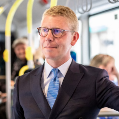 Kristoffer Tamsons (M), ordförande för SL. Foto: SL