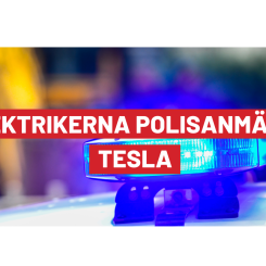 Elektrikerna polisanmäler Tesla Foto: Elektrikerna