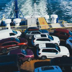 Andelen exporterade laddbara bilar fortsätter att öka. Foto: Tobias Tullius /Unsplash