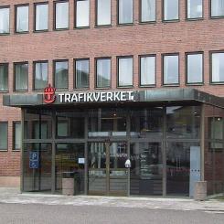Trafikverkets entré i Eskilstuna. Foto: Wikipedia Common, kredit: Raphael Saulus