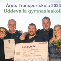 Förra året blev Uddevalla gymnasieskola Årets Transportskola. Vilken skola får utmärkelsen i år? Åtta finalskolor är utsedda och har möjlighet att ta hem titeln i oktober. Foto: Liza Simonsson.
