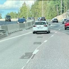 Tvärförbindelse Södertörn vid Vårby i södra Stockholm 2024. Foto: Stina Wickenberg