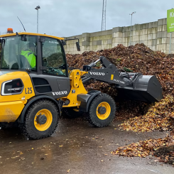 Både Volvo CE och EEM har en stark miljövinkel. Foto: EEM