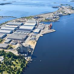 Umeå hamn. Foto: Lars Lindh