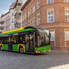 MPK Poznańs fordonsflotta består för närvarande av över 300 Solaris-bussar, varav 58 är elektriska och 25 drivs med vätgas. Foto: Solaris Bus & Coach