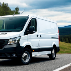 Drygt 80 procent av de lätta lastbilarna ägs av företag, framför allt inom bygg- och transportsektorn. Bild: Arkivbild