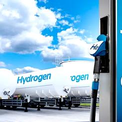 Westfallen Group och RWE har meddelat att de ska bygga en vätgastankstation vid det gaskraftverk som uppförs i Emsland. Anläggningen ska ligga i Tyskland och beräknas tas i drift 2025. Illustration: RWE