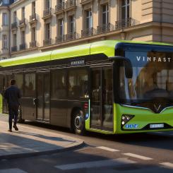 VinFast kommer att presentera sina nya elbussmodeller på Busworld Europe 2025 Bild: Vinfast