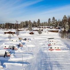 Vintercamping. Foto: Husvagns- och Husbilsbranschens Riksförbund