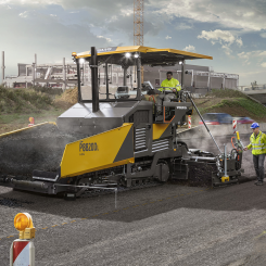 Asfaltläggare. Foto: Volvo