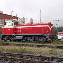 Begagnade godsvagnar och diesellok från VR har sålts till andra järnvägsföretag efter en uppmärksammad auktion. Tre diesellok av typen Dr16 och nio av typen Dv12 (Foto) bytte ägare. Totalt erbjöds 58 lok i auktionen, men endast en del av dem fick köpare. Foto: VR.