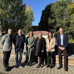 Tobias Vahlne (ACE), Magnus Berglund (VTI), Sanna Orellano (ACE), Åsa Artun (VTI), Ida Lindh (Skellefteå Municipality), and Mattias Haraldsson (VTI).. Foto: VTI