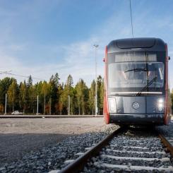 Tammerfors spårväg planerar att utvidgas i riktning mot stadsdelen Vuores. Sweco tar fram den nya huvudplanen. Foto: Pasi Tiitola / Tampereen Raitiotie Oy.