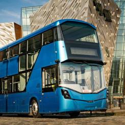 Eldriven StreetDeck Electroliner. Foto: Wrightbus