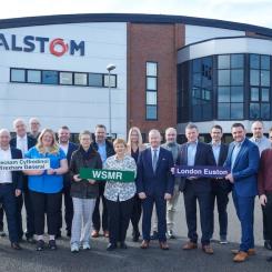 WSMR-teamet hos Alstom. Foto: WSMR