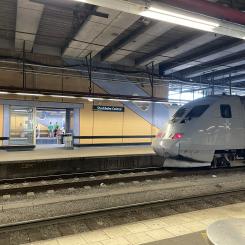 X2000 vid Stockholms Central. Foto: Stina Wickenberg